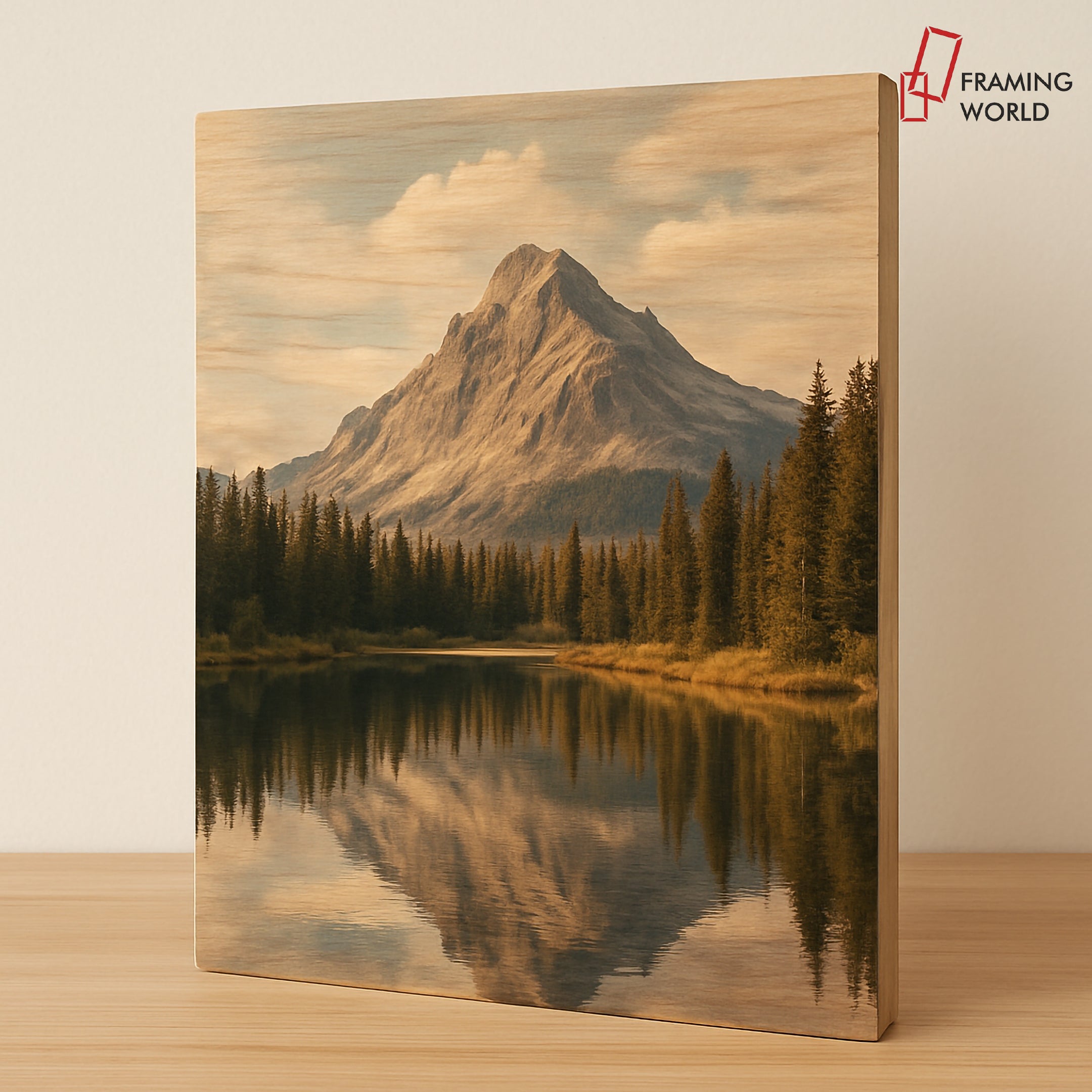 wooden printing
